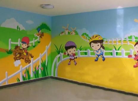蒲城幼儿园墙体彩绘制作流程及注意事项