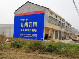 蒲城农村墙体广告在不同形式上面展现的不同特色