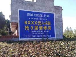蒲城墙体广告的好处