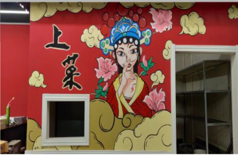 蒲城墙体彩绘的发展和应用