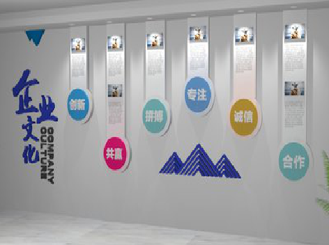 蒲城企业文化墙需要传递什么办公文化？